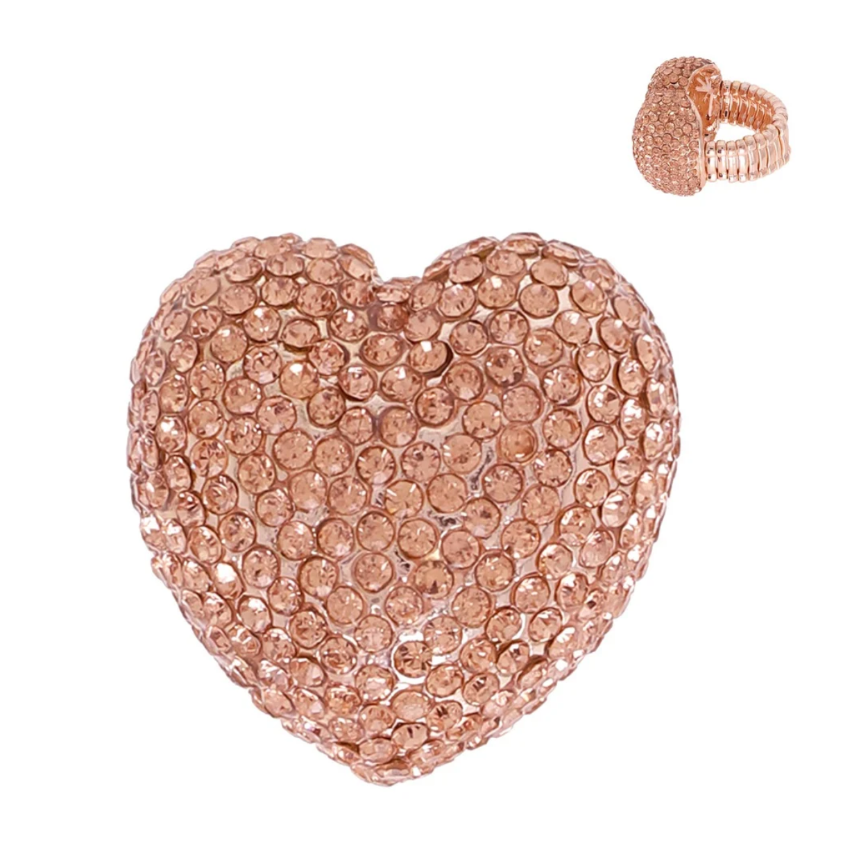 Rose Gold Heart Ring