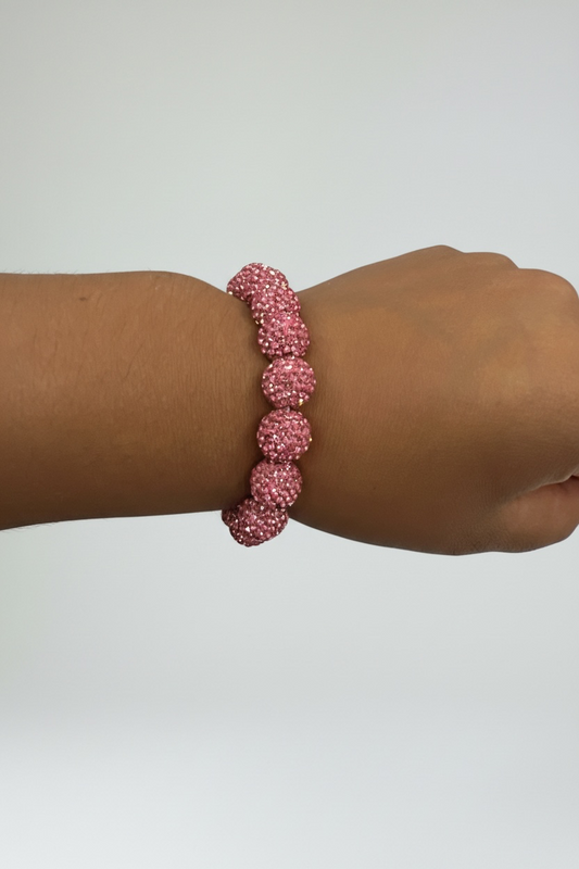 Pink ceramic bracelet