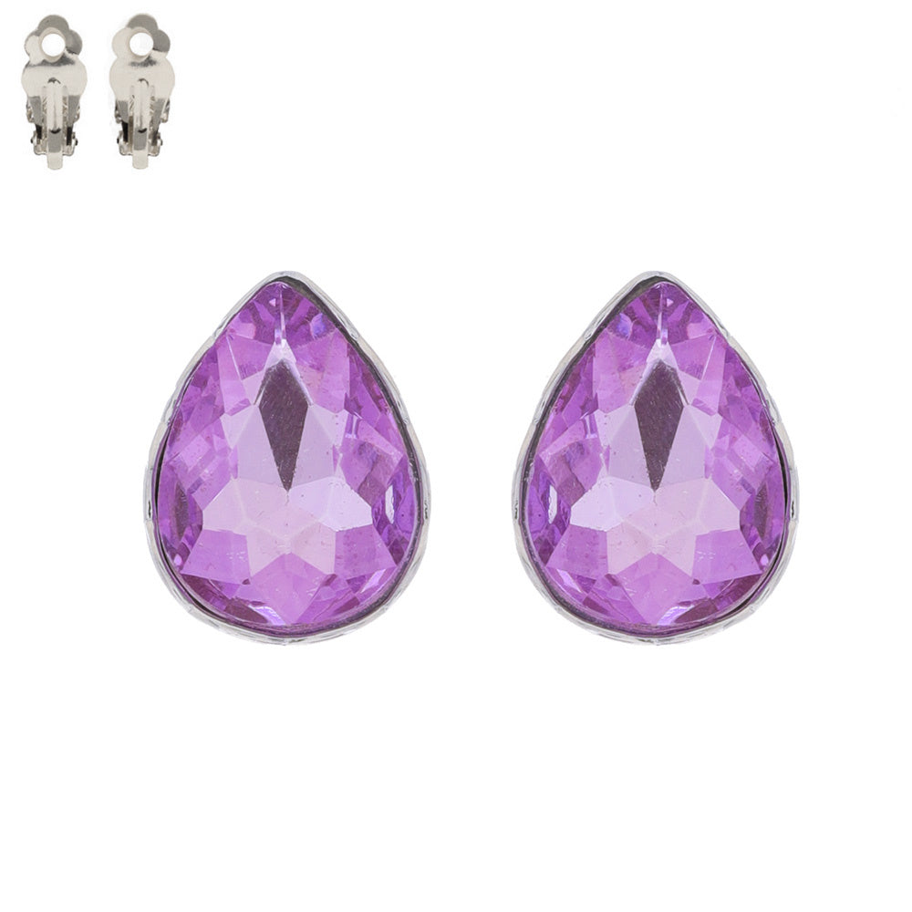 Purple drop clip ons