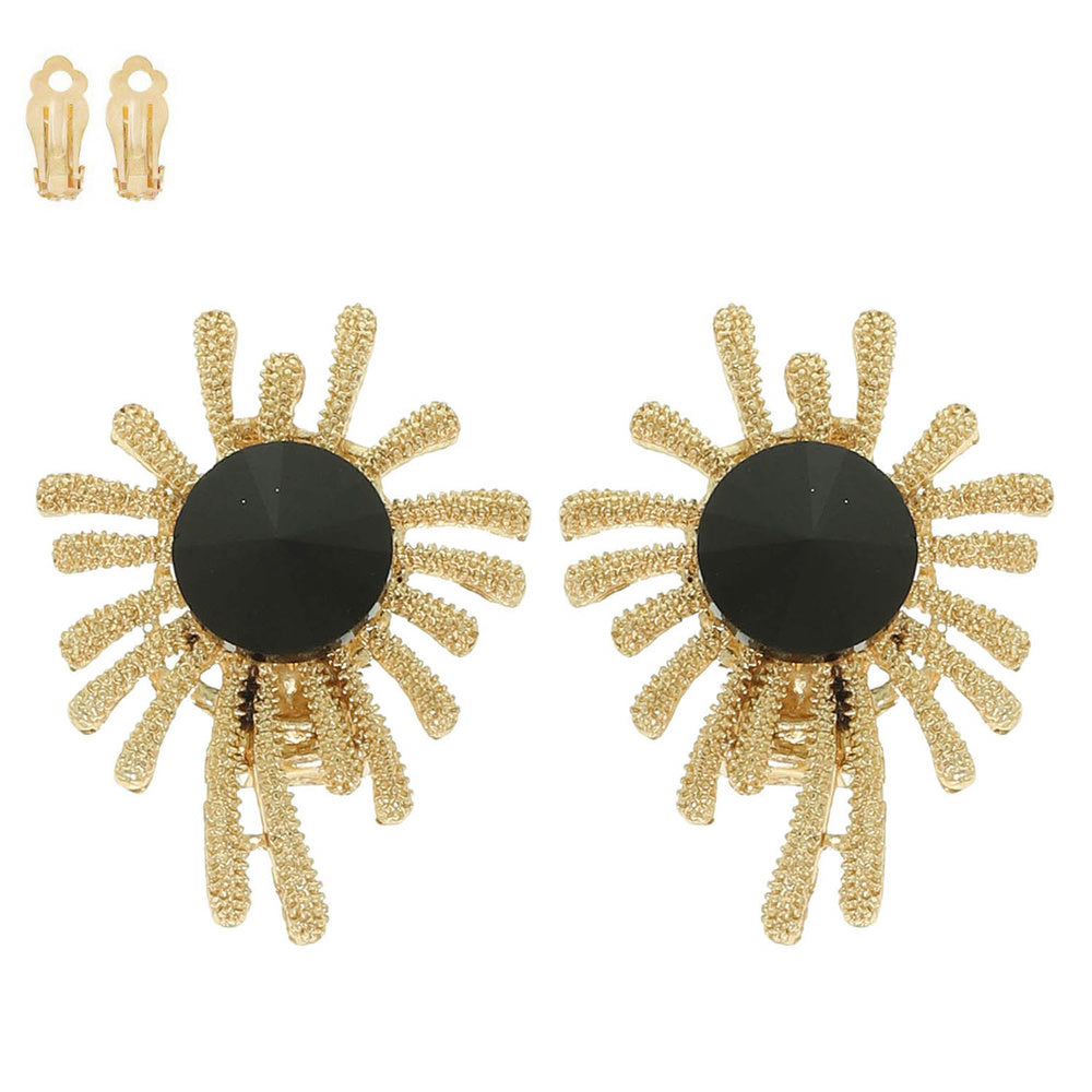 Gold an balck clip ons
