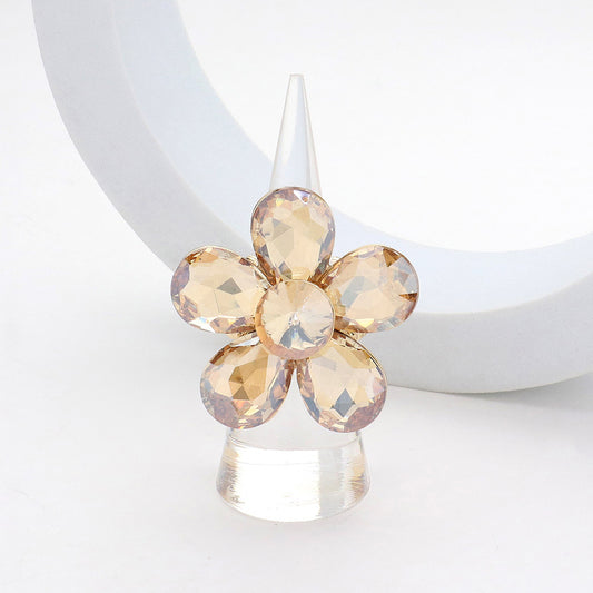 Topaz Flower Ring