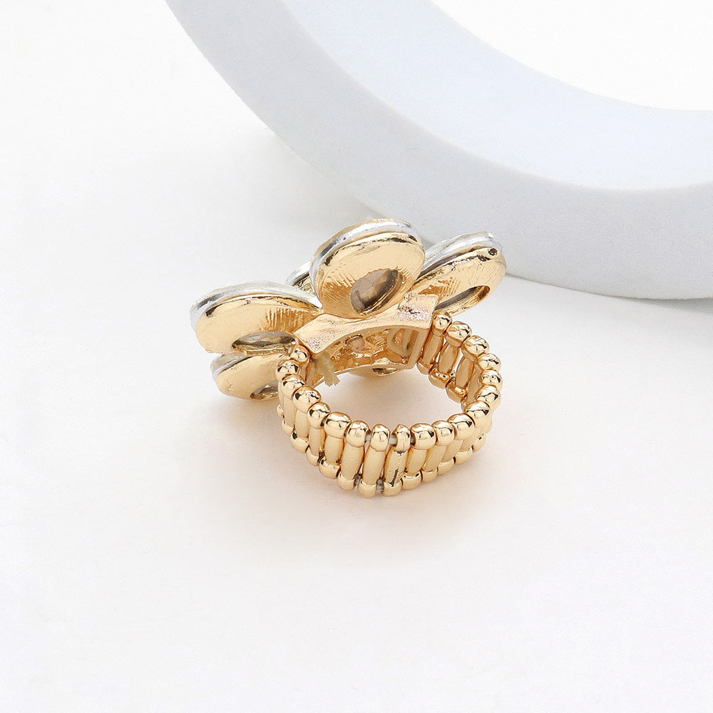 Topaz Flower Ring