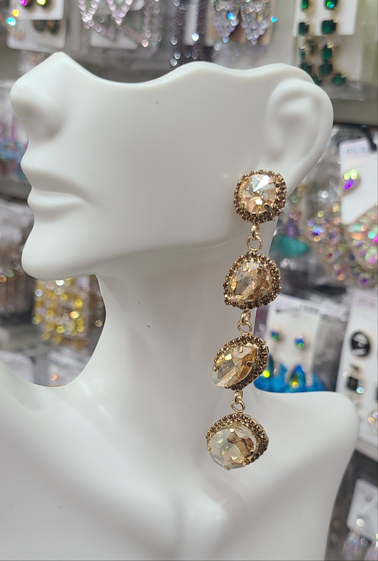 Champagne Drop Earrings
