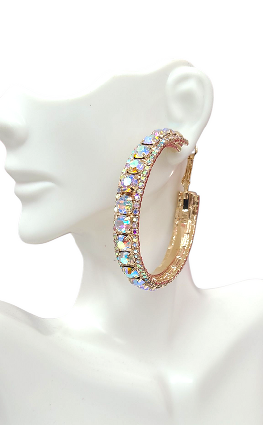 Gold ab hoops