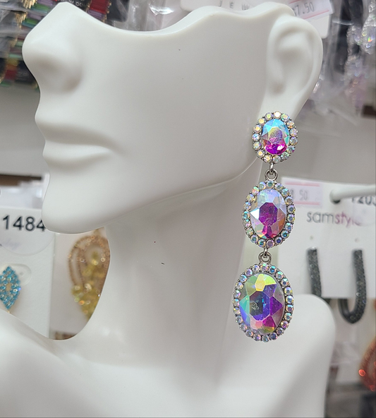Ab layer earrings
