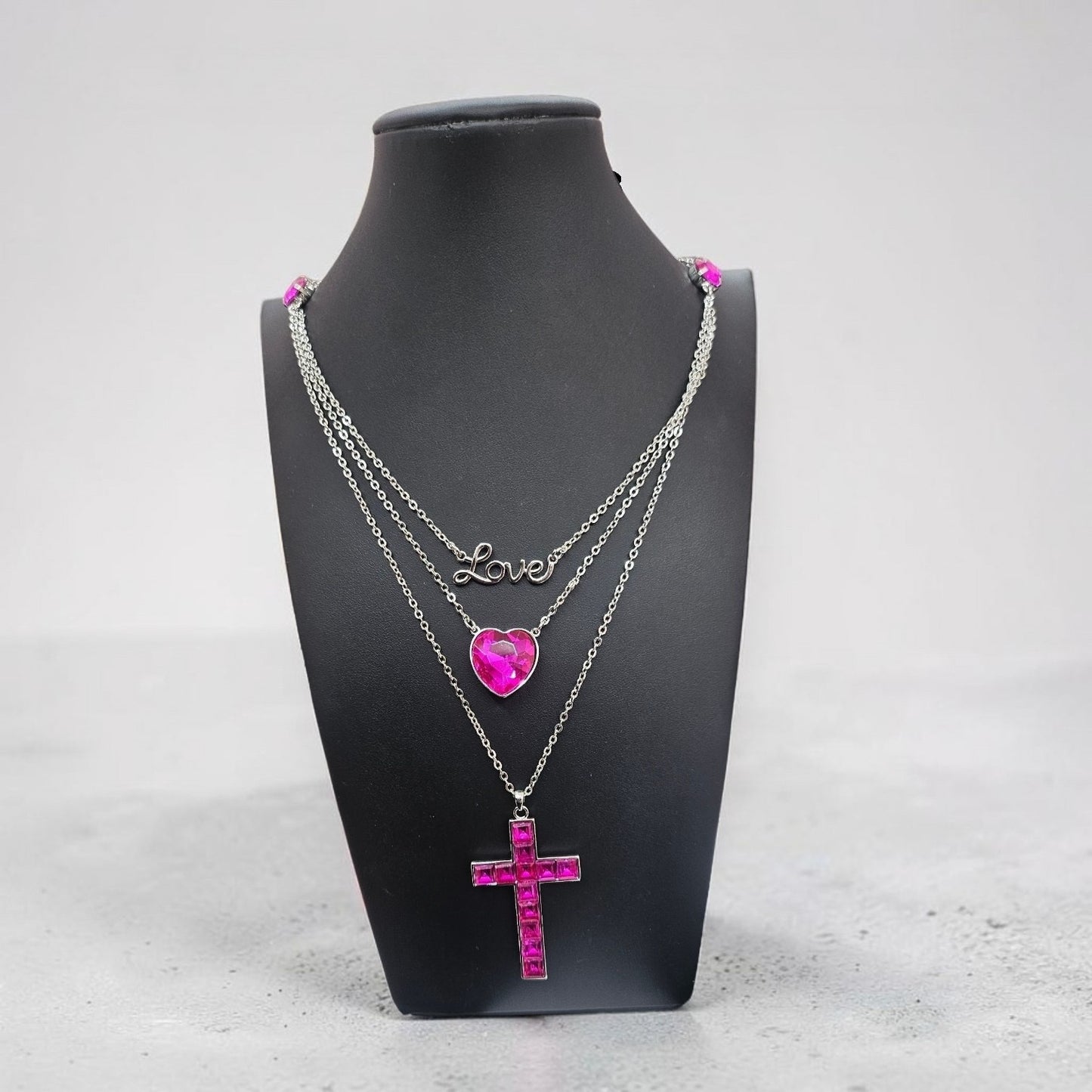 Pink love cross