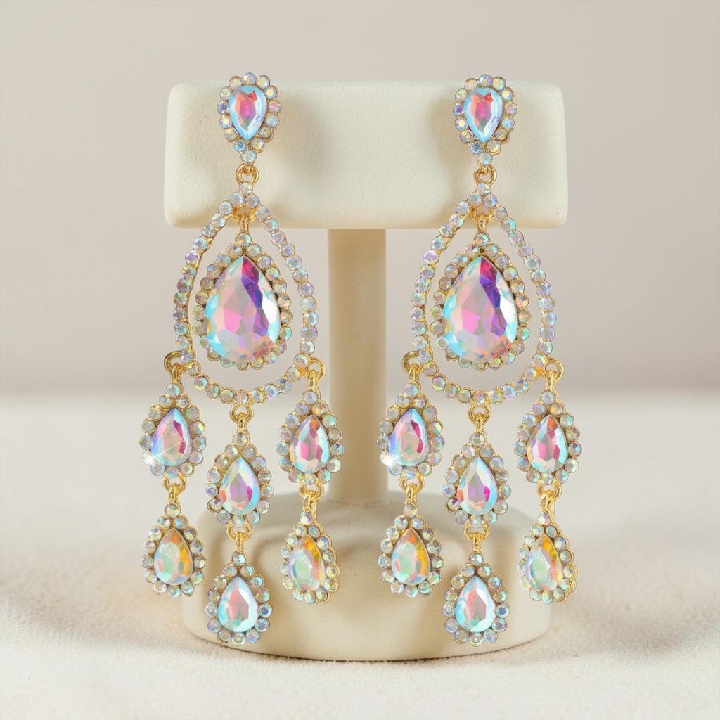 AB chandelier earrings