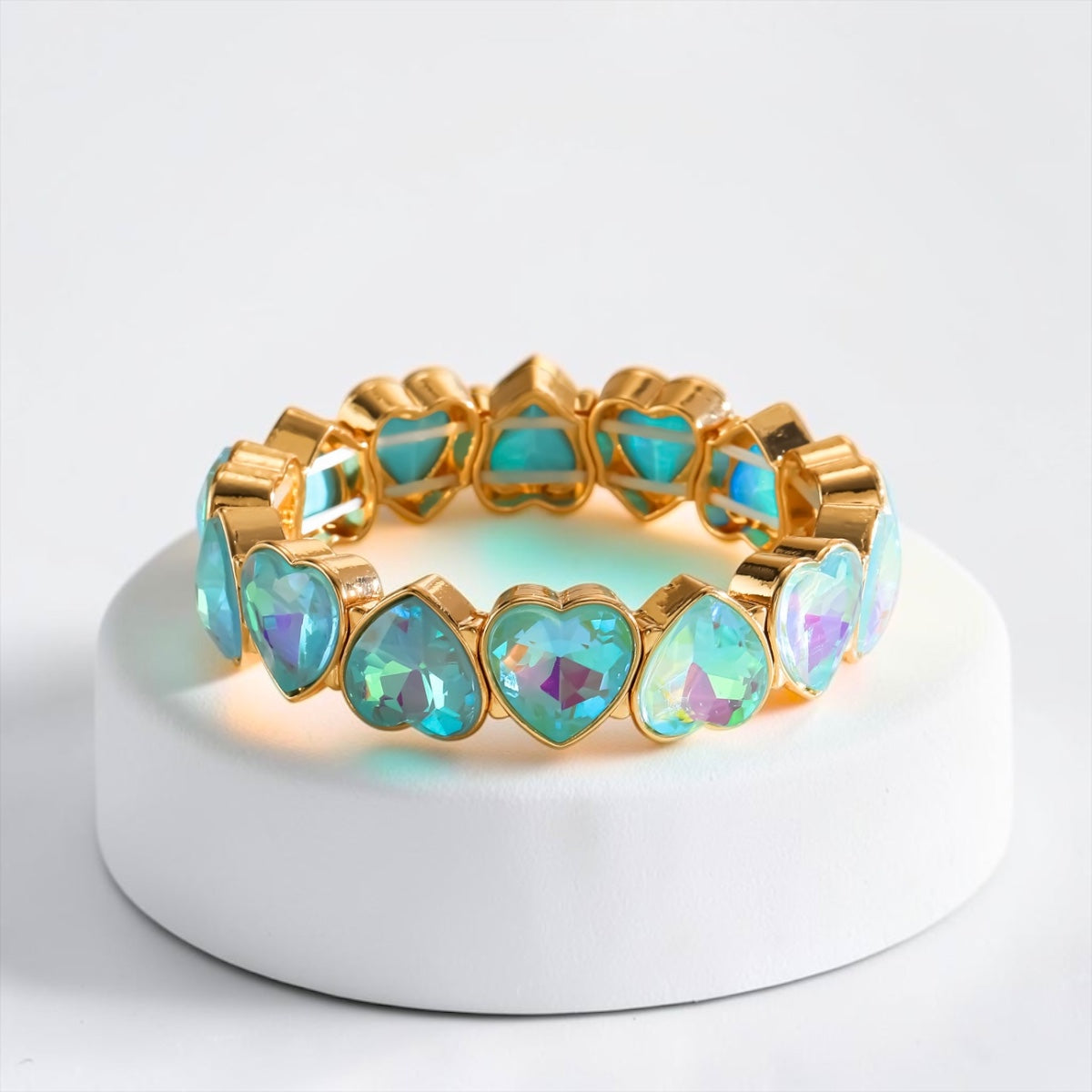 Light Blue Heart Bracelet