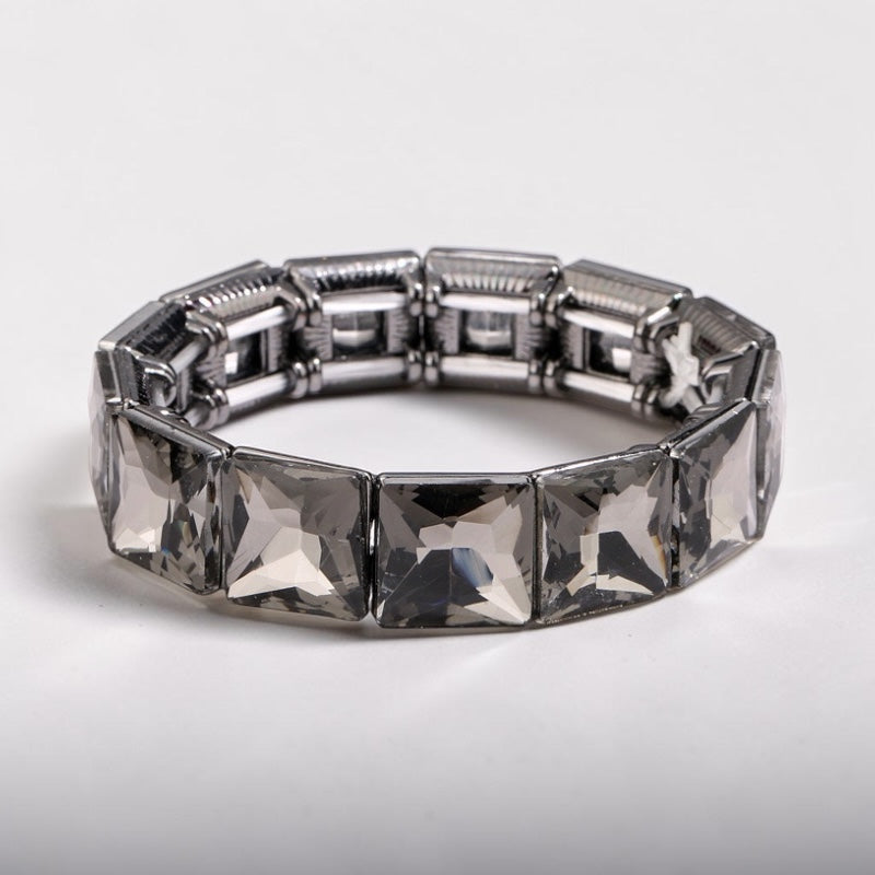 Hematite square bracelet