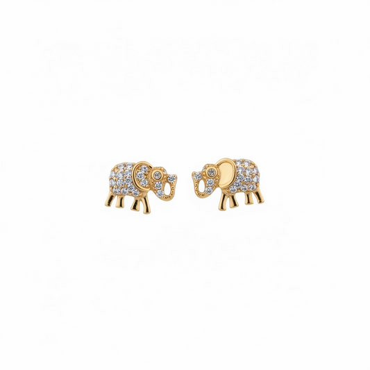 Elephant cz studs