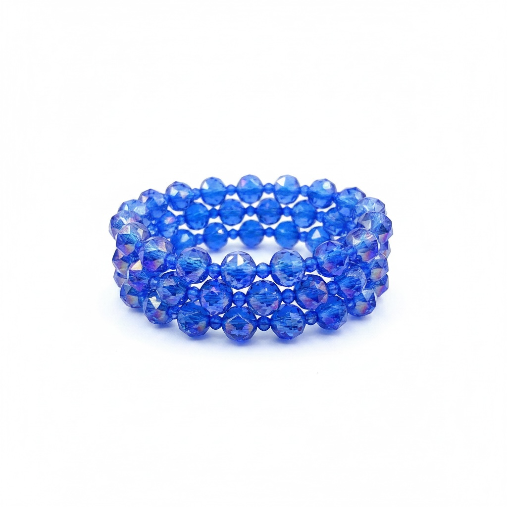 Blue 3 layer bracelets