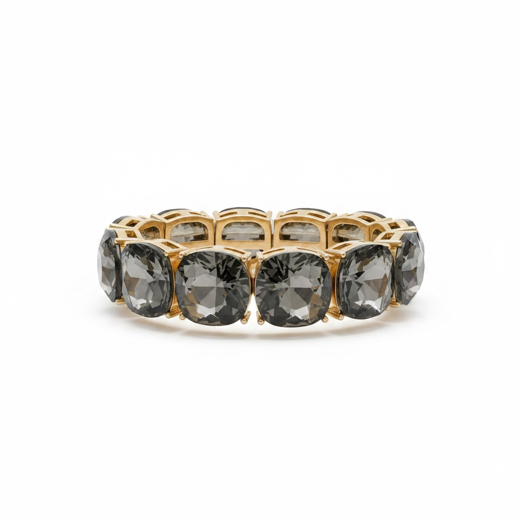 Gun metal gold bracelet