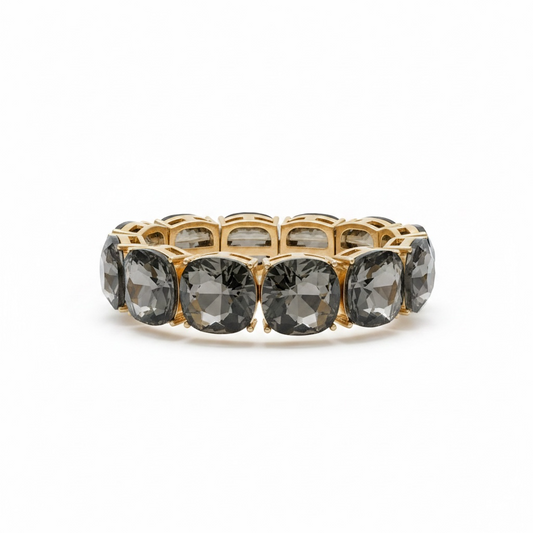 Gun metal gold bracelet