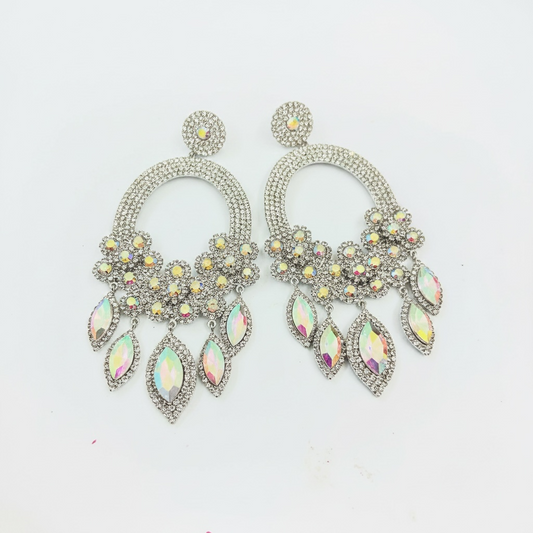 AB statement hoop earring