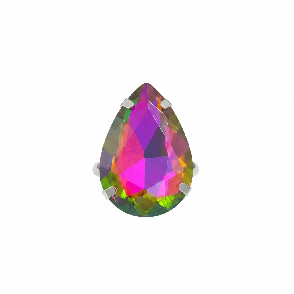 Oil slick drop ring