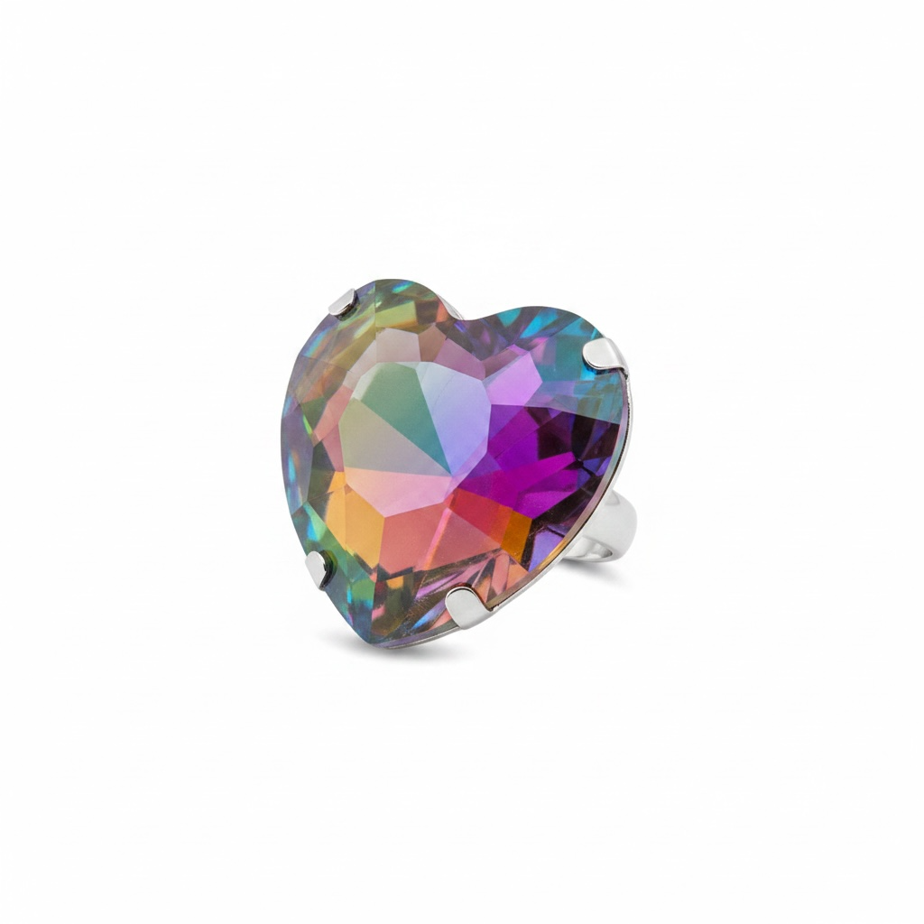 Oil sick heart ring