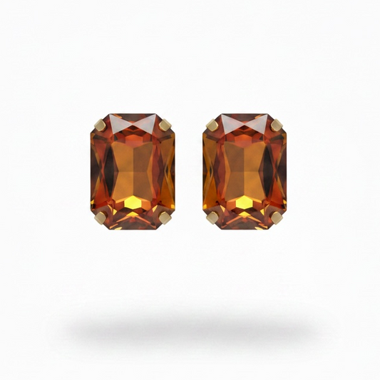 Orange Brown AB studs