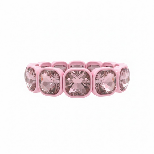 Light pink square bracelet