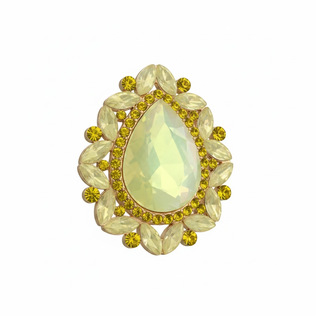 Yellow opal ring