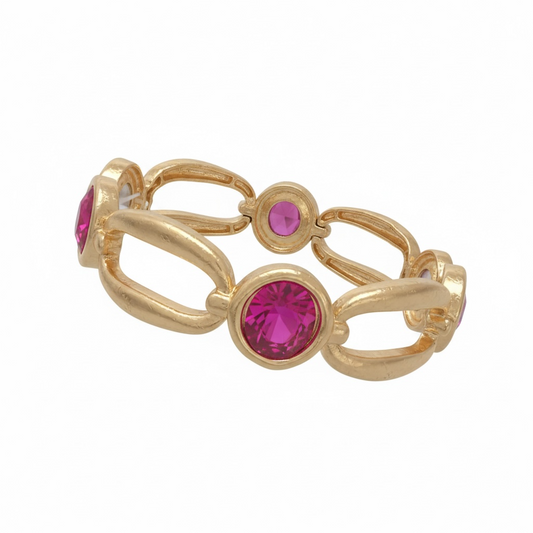 Pink gold bracelet