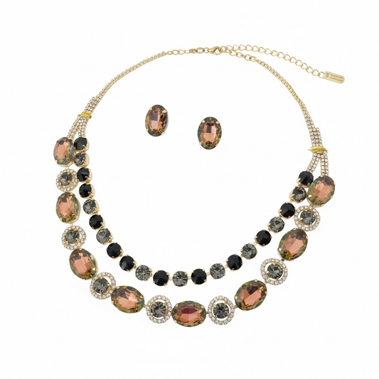 Fall colors necklace