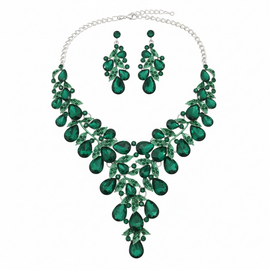 Emerald green necklace