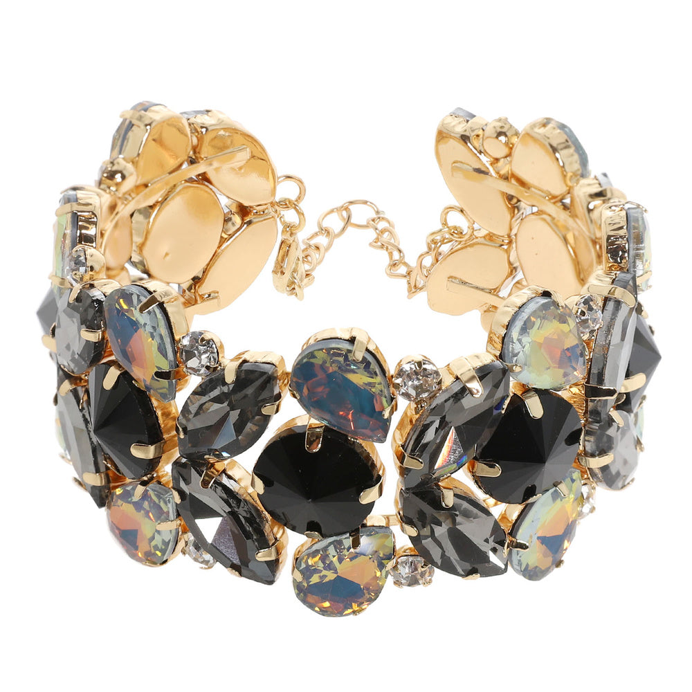 Hematite fall colors bracelet