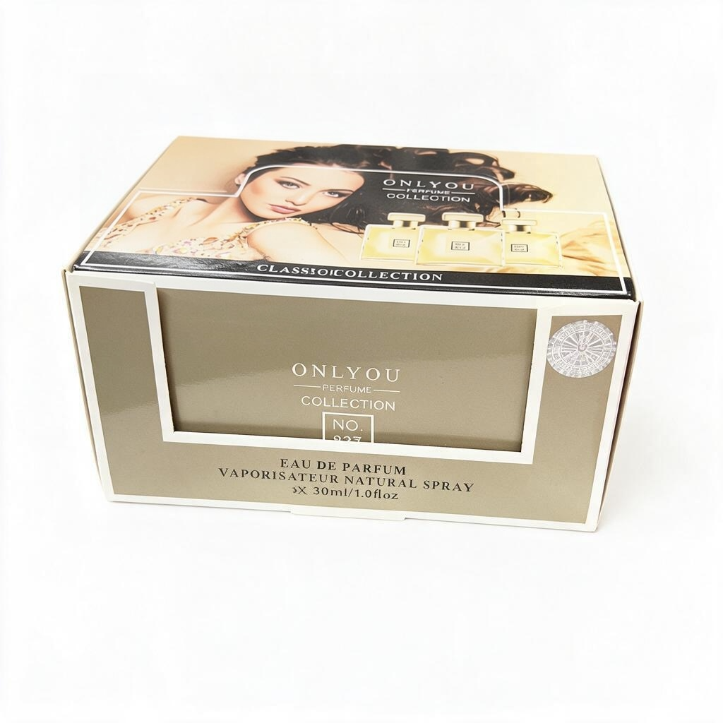 Brown perfume box