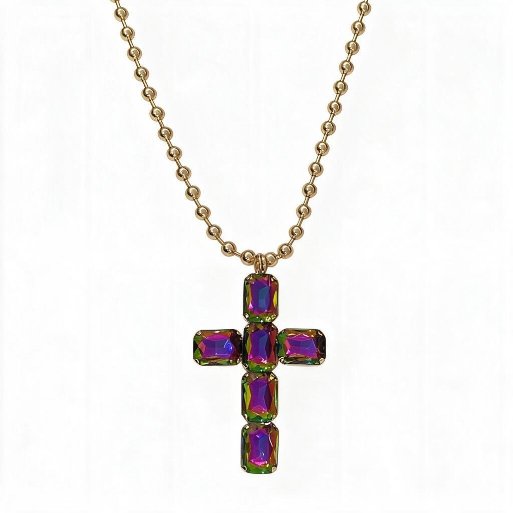Oil slick cross