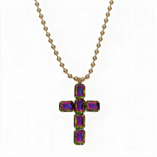 Oil slick cross