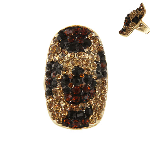 short animal print ring