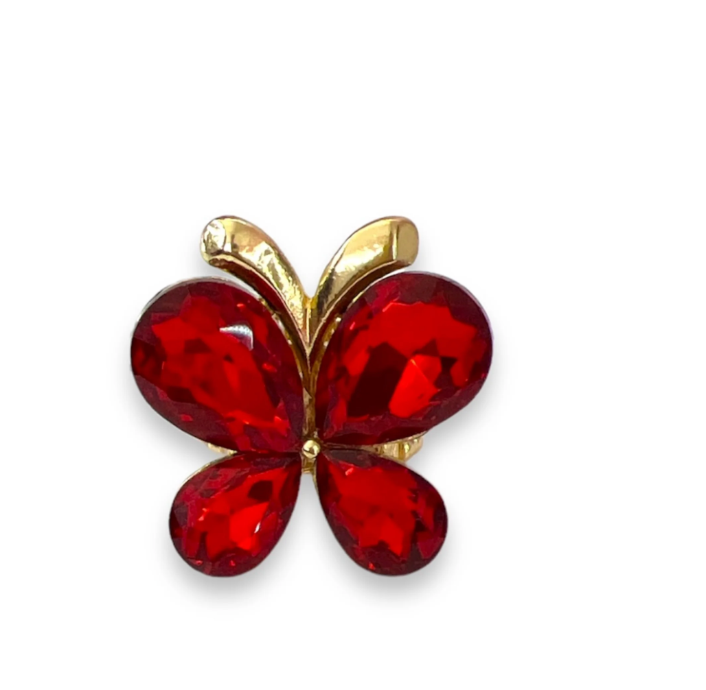 Red Butterfly Ring
