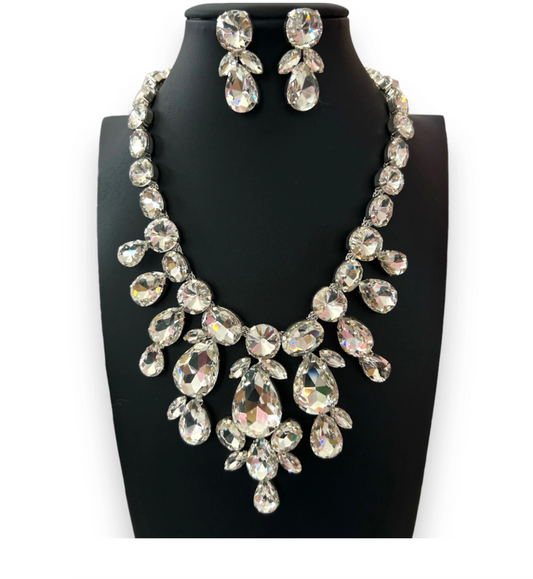 Statement Clear Necklace