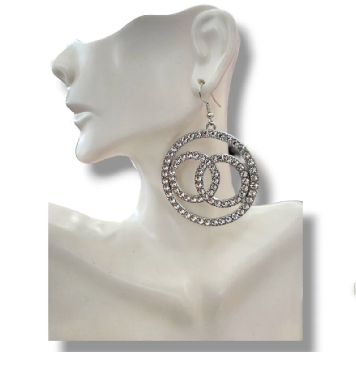 Silver Link Earrings