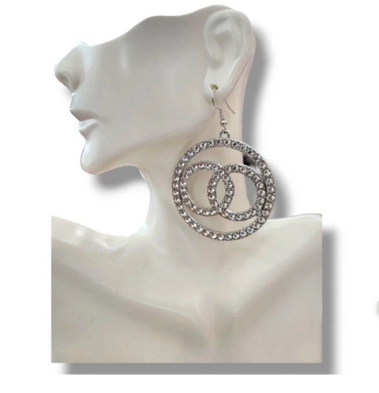 Silver Link Earrings