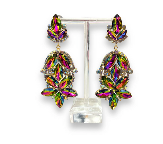 Statement Oil Slick Earrings