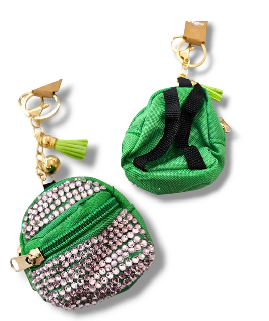 Green Keychain Backpack