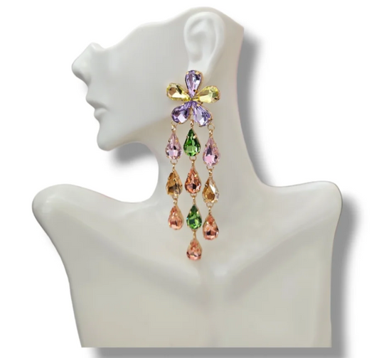 Tassle Flower Earrings