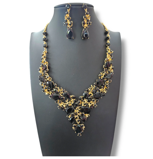 Black and Gold Necklace