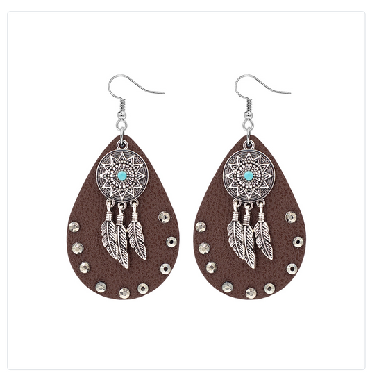 dream catcher western earring