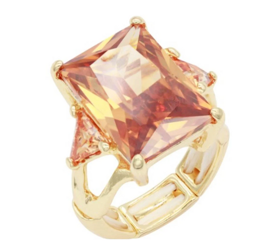 Topaz Zirconia Ring