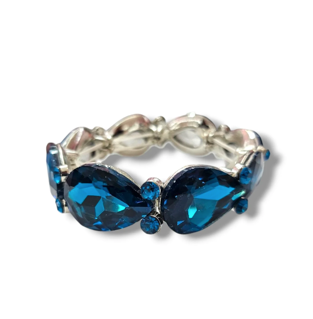 Teal Oval Bracelet