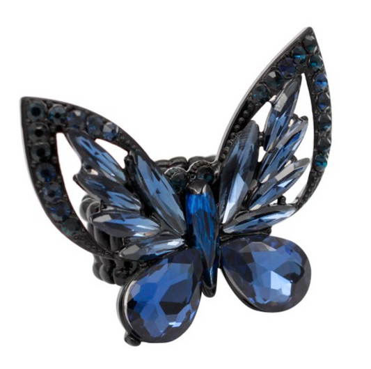 Royal Blue Butterfly Ring