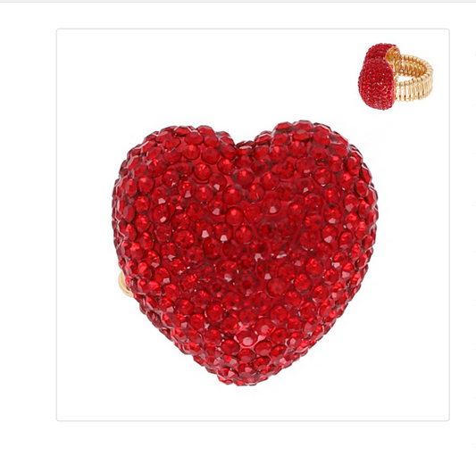 Red Heart Ring