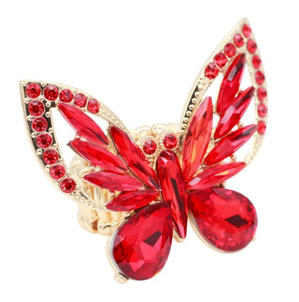 Red Butterly  Ring