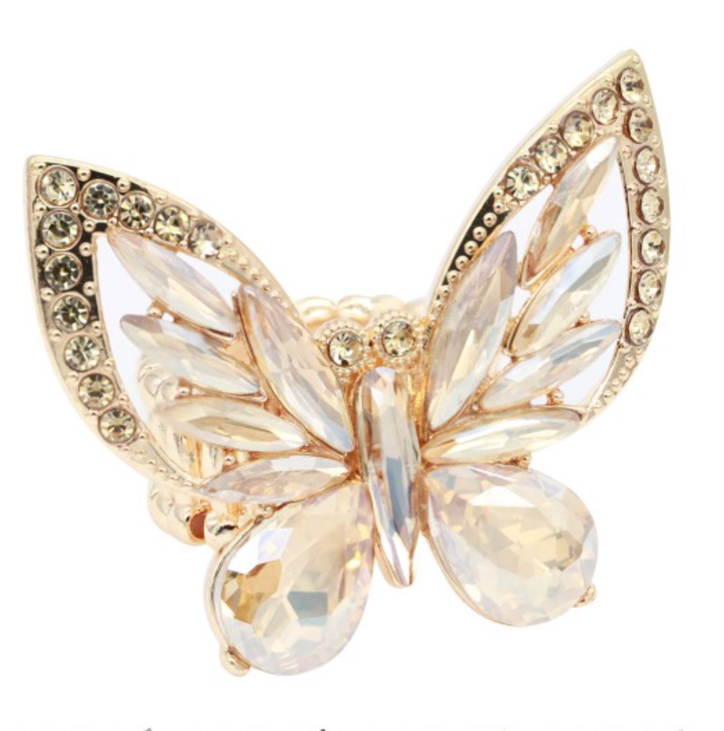Topaz Butterly Ring