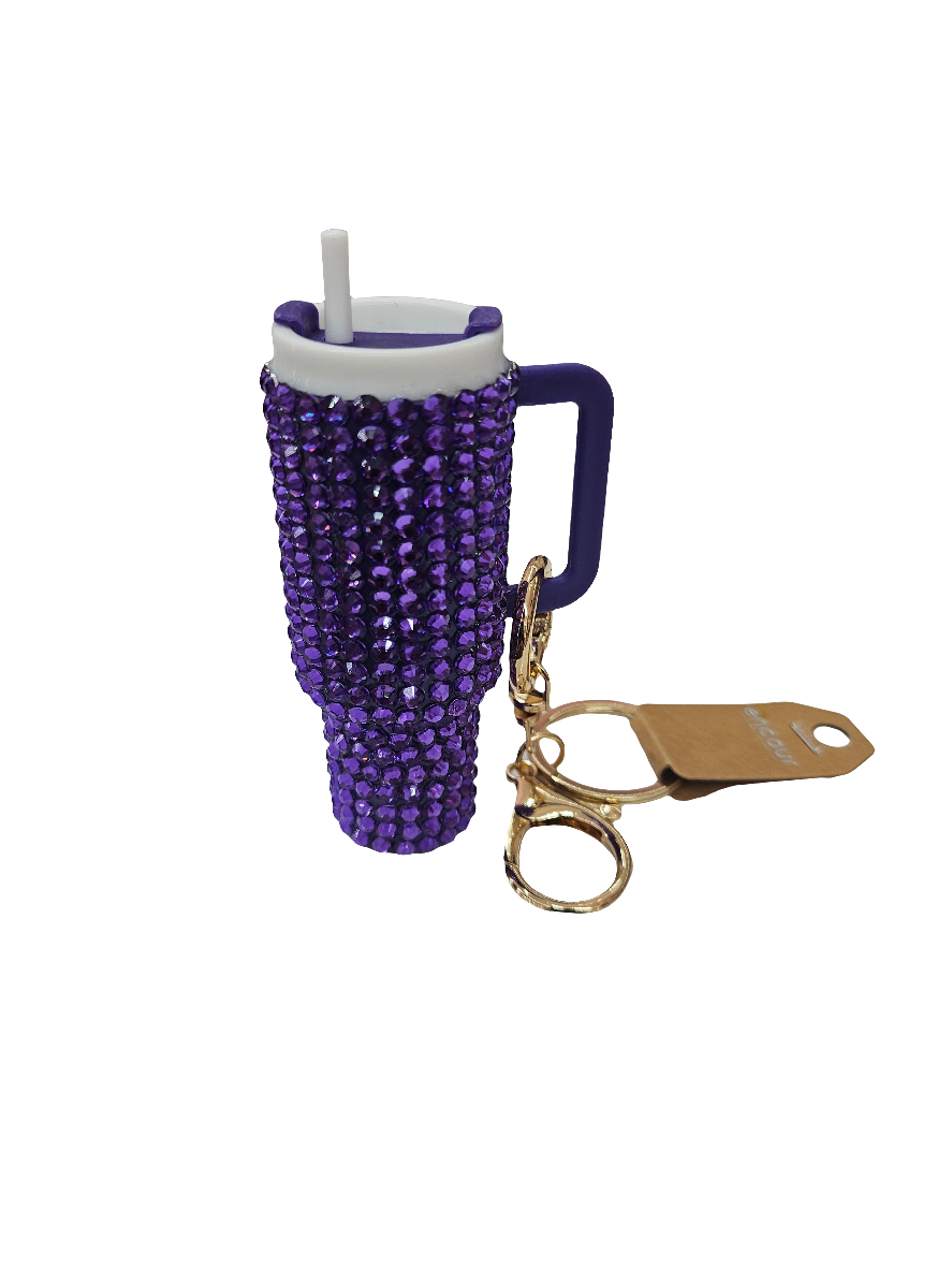 Purple tumblr keychain