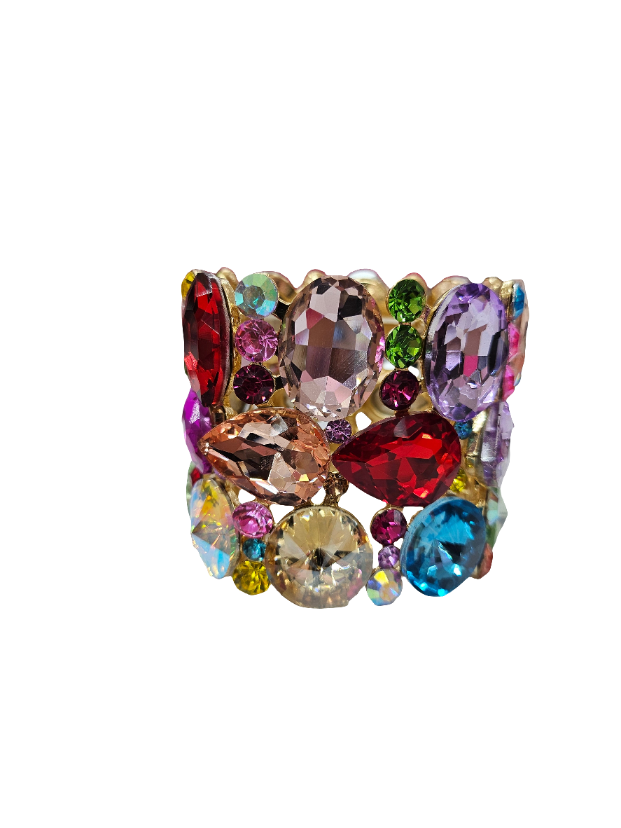 Statement Multi Rhinestone bracelet