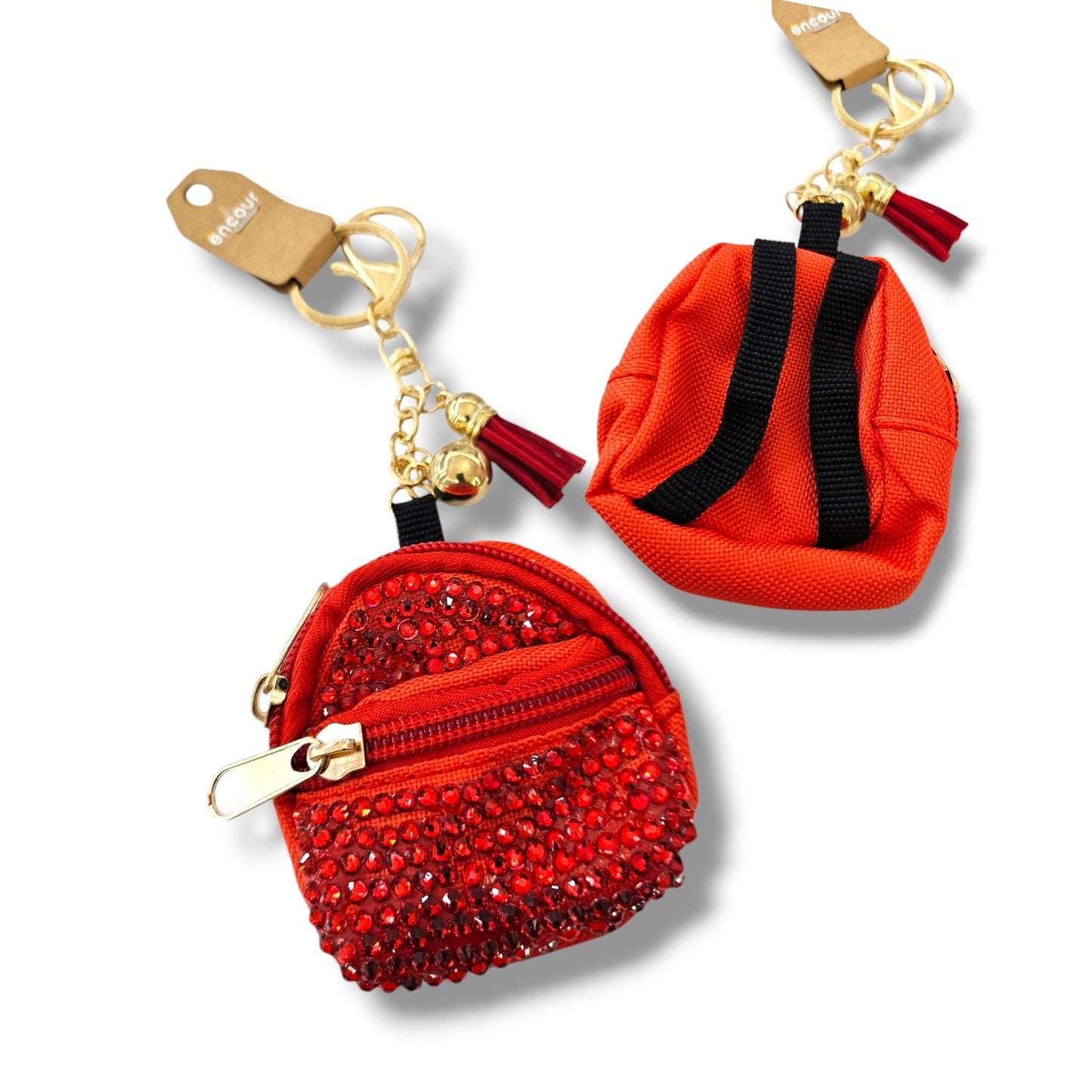 Red Backpack Keychain
