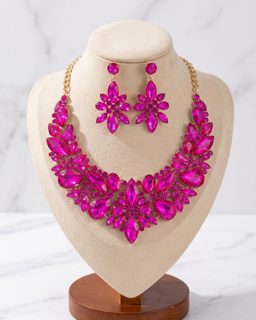 Pink Statement Necklace